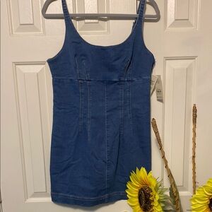 Jean   Scoop mini dress sz M. Brand new
